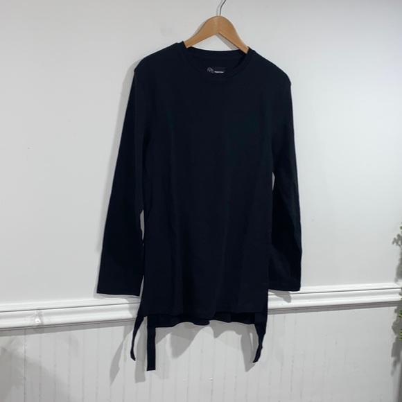 Original Use tunic black waffle weave‎ soft NWT longline xs shirt - Picture 2 of 8